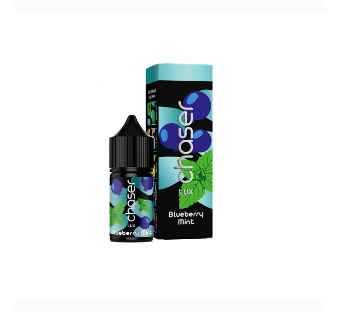 Жидкость для POD систем CHASER Lux Blueberry Mint 30 мл 50 мг (Черника и мята)