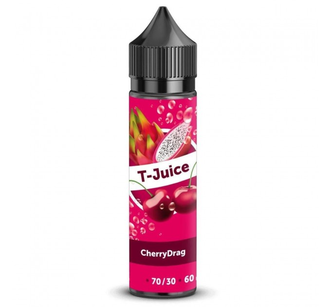 Рідина для електронних сигарет T-Juice CherryDrag 0 мг 60 мл (Стигла вишня)