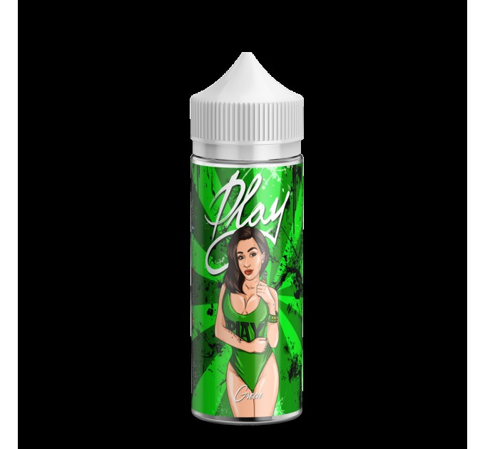 Жидкость для электронных сигарет PLAY Green 0 мг 120 мл (Прохладная дыня)