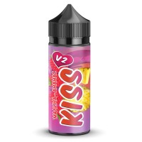 Жидкость для электронных сигарет KISS V2 6 мг 100 мл (Малина - ананас)