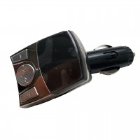 Автомобільний FM модулятор 990 USB/micro SD від прикурювача Silver