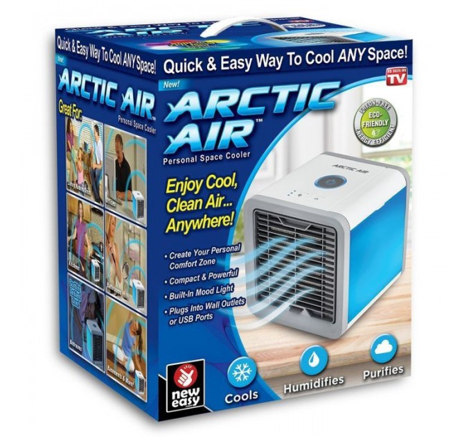 Портативний охолоджувач повітря Arctic Air (White Gray)