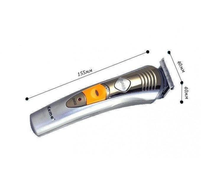 Електробритва з Тримером для чоловіків Gemei GM 580 (Silver)