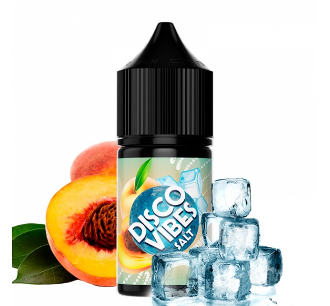 Жидкость для POD систем Disco Vibes Iced Peach 30 мл 50 мг (Ледяной персик)