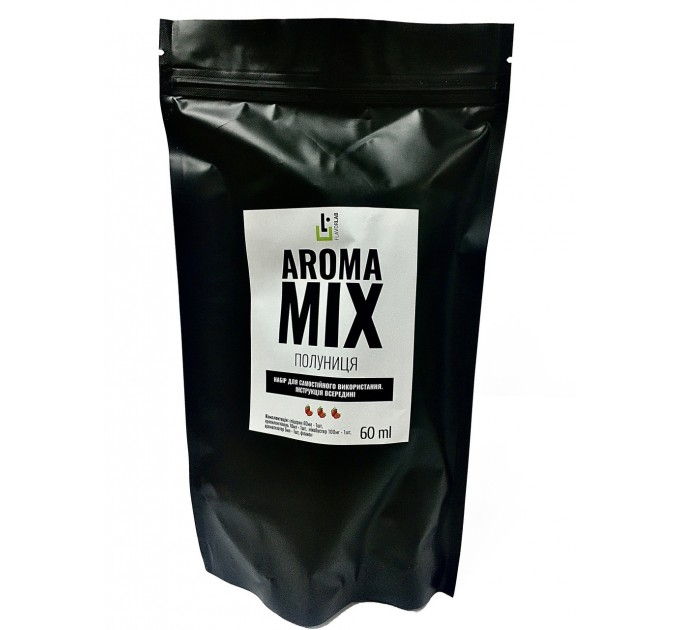 Набір для самозамісу Aroma Mix 60 мл, 0-3 мг (Полуниця)