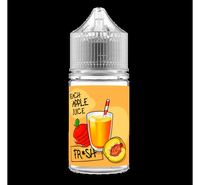 Жидкость для POD систем Fr*sh Frash Salt Peach Apple Juice 30 мл 50 мг (Персиково-яблочный сок)