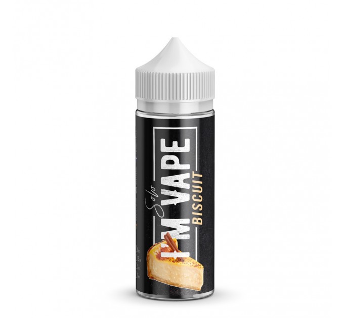 Жидкость для электронных сигарет I'М VAPE Biscuit 0 мг 120 мл (Бисквит)