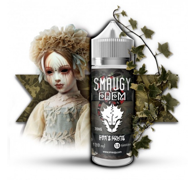 Жидкость для электронных сигарет SMAUGY Edem Eva's fruit 3 мг 120 мл (Микс инжира и темных ягод)