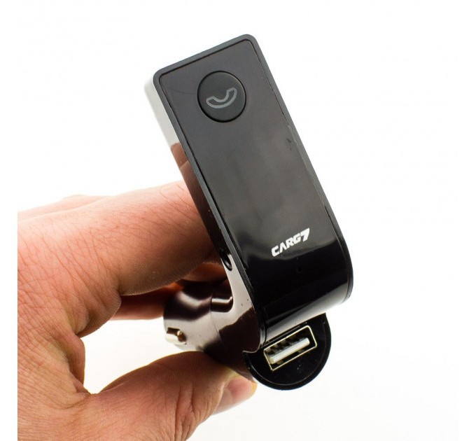 Автомобильный FM-модулятор трансмиттер Car G7 (Bluetooth, USB, micro SD, MP3) Black