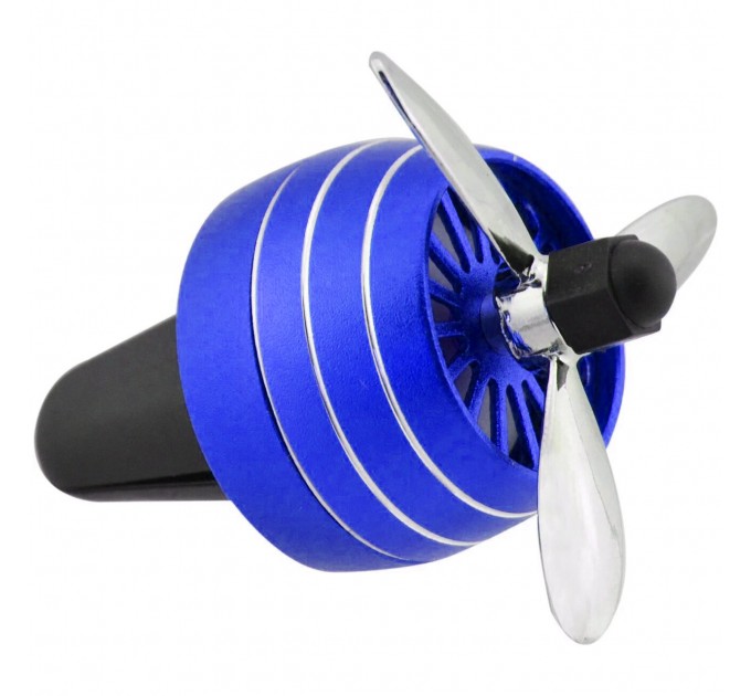 Ароматизатор CFK-03-B пропеллер автомобильный в решётку (Blue)