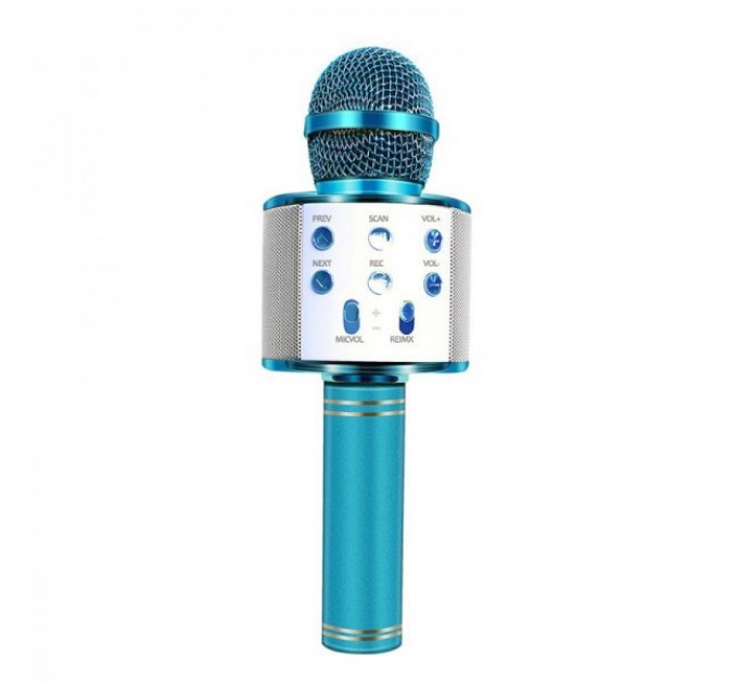 Микрофон для караоке WS 858 (Blue)