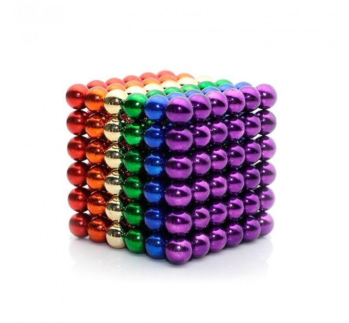 Неокуб анти-стресс Neo Cube 216 шариков 5мм (Цветной) 