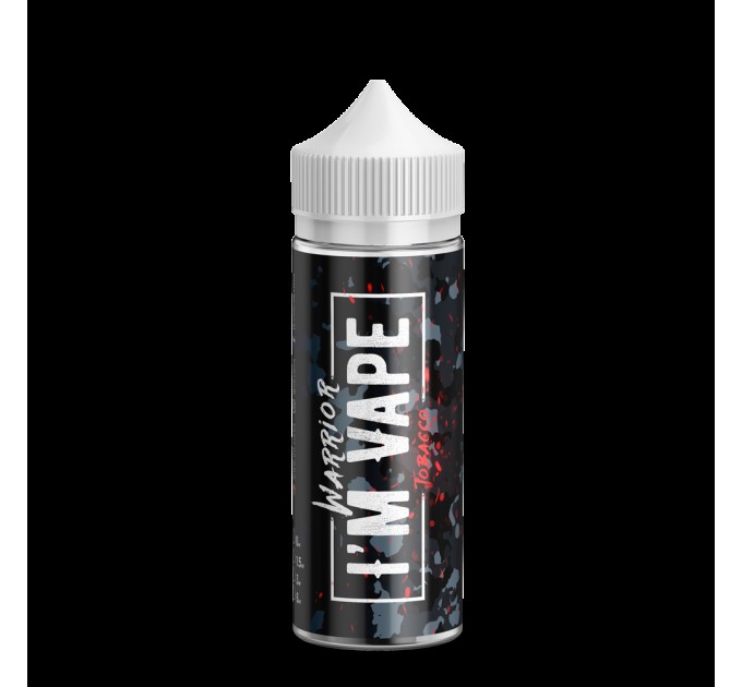 Жидкость для электронных сигарет I'М VAPE Tabacco Warrior 3 мг 120 мл (Табак)