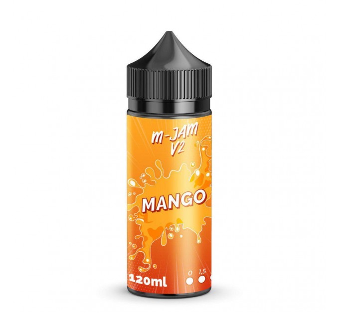 Жидкость для электронных сигарет M-Jam V2 Mango 1.5 мг 120 мл (Манго)