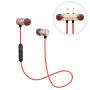 Безпровідні вакуумні блютуз навушники Sport 001 Red Gold