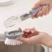 Щітка для чищення посуду CLEANER BRUSH із дозатором (Gray)