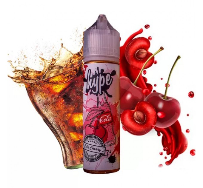Жидкость для электронных сигарет Hype Organic Cola Cherry 60 мл 0 мг (Вишневая кола)