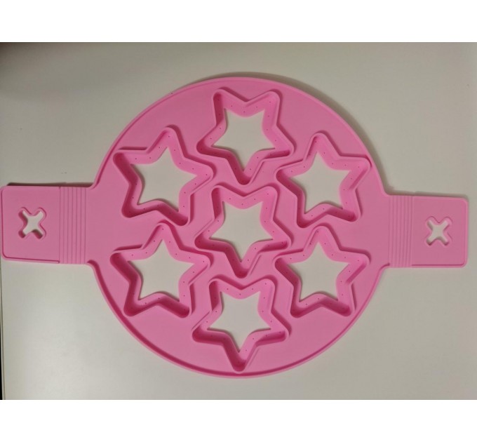 Форма силиконовая для приготовления оладий Flippin fantastic Звезда Pink