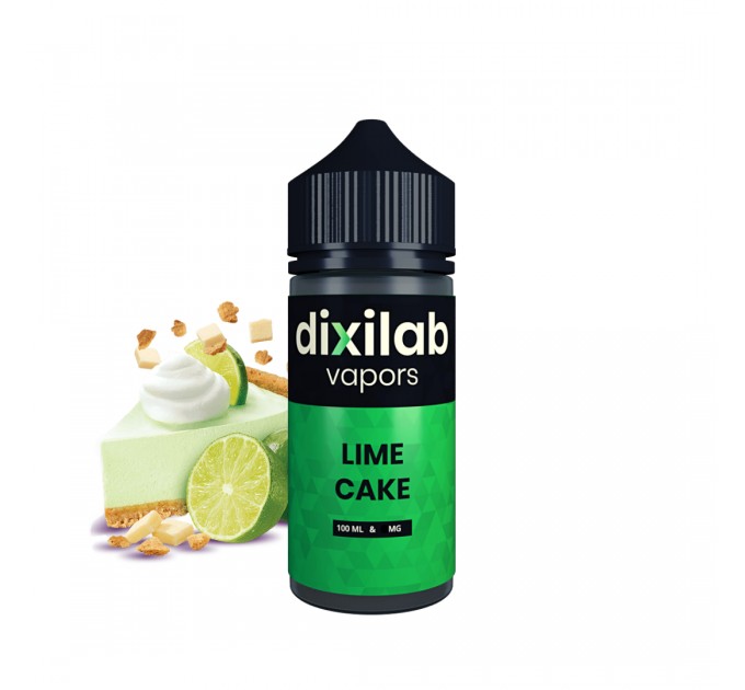 Жидкость для электронных сигарет Dixilab LIME CAKE 1.5 мг 100 мл (Лаймовый Чизкейк)