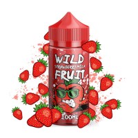 Рідина для електронних сигарет Wild Fruit Strawberry milk 0 мг 100 мл (Полуничний милк-шейк)