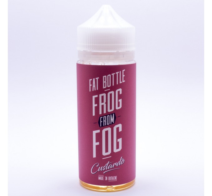 Рідина для електронних сигарет Frog from Fog Custardo 0 мг 120 мл (Полуниця + Крем)