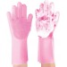 Рукавички для миття посуду Gloves for washing dishes (Pink)
