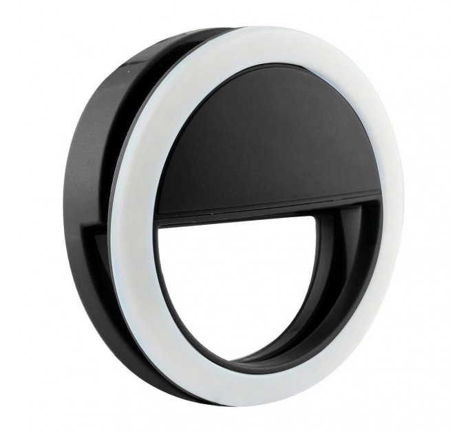 Кольцо для селфи с подсветкой selfie light (Black)