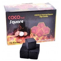 Уголь Coco Square для кальяна кокосовый квадрат 40мм 1шт куб