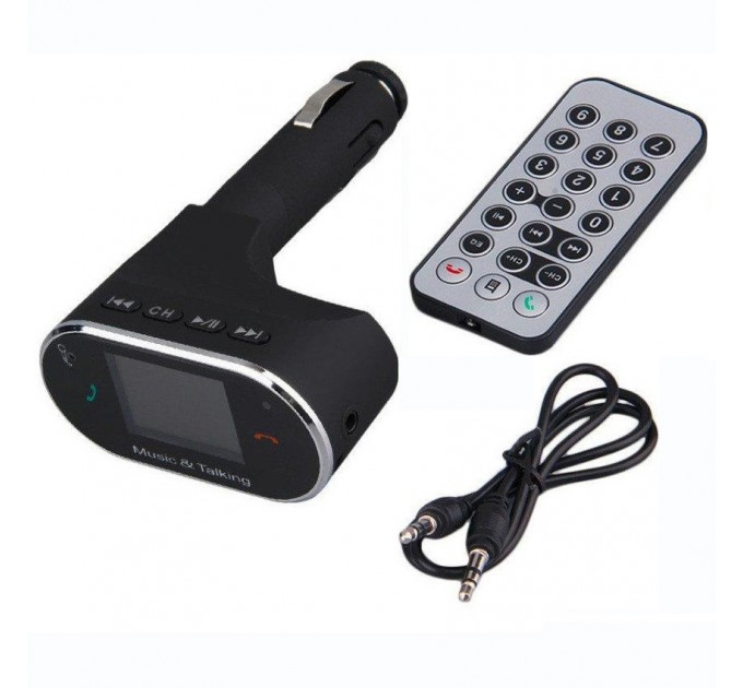 Автомобільний FM-модулятор трансмітер M630c (Bluetooth, USB, micro SD, MP3)