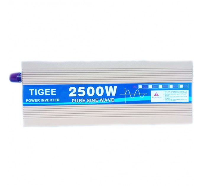 Інвертор Tigee Power 2500W 021 c 12V на 220V чиста синусоїда (1розетка)