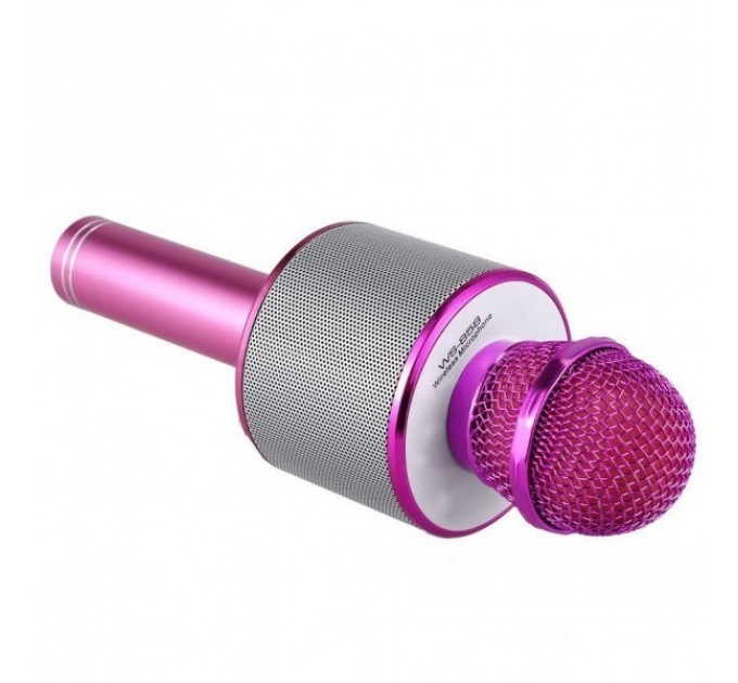 Микрофон для караоке WS 858 (Pink)