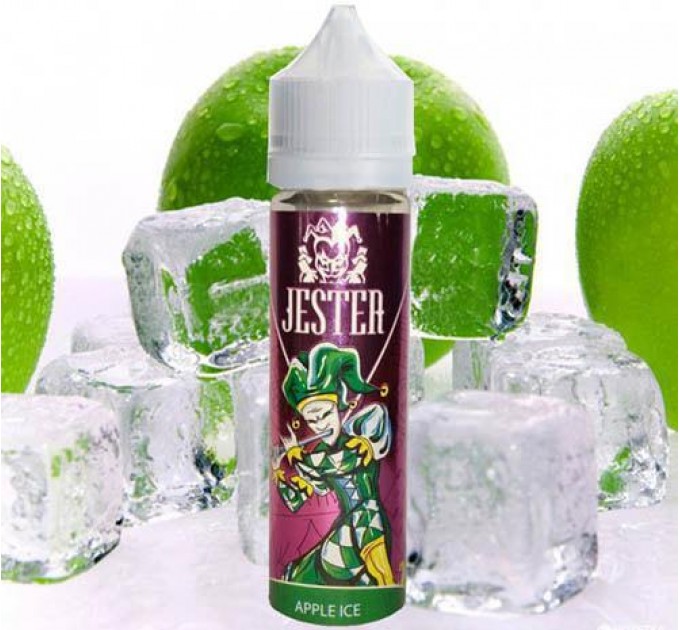 Рідина для електронних сигарет Jester Apple Ice 0 мг 60 мл (Наливне яблуко)