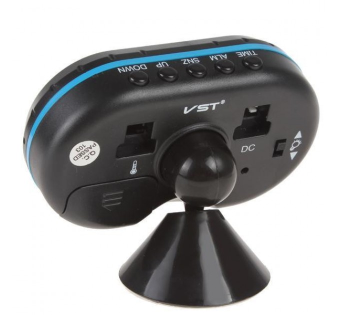 Электронные Автомобильные Часы VST 7009V с подсветкой (Black)