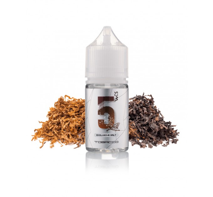 Солевая жидкость для электронных сигарет WES Silver Tobacco 25 мг 30 мл (Крепкий табак)