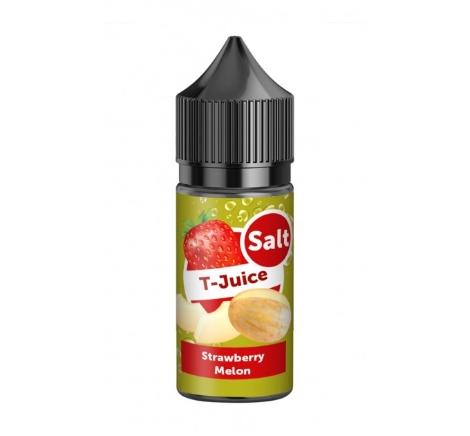 Жидкость для POD систем T-Juice Salt Strawberry Melon 30 мл 50 мг (Клубника дыня)