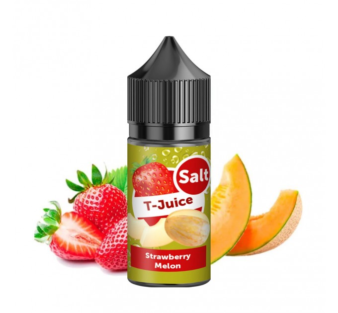 Рідина для POD систем T-Juice Salt Strawberry Melon 30 мл 50 мг (Полуниця диня)