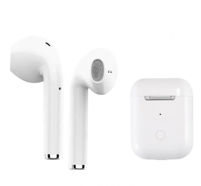 Бездротові навушники i9 Touch з кейсом для заряджання White
