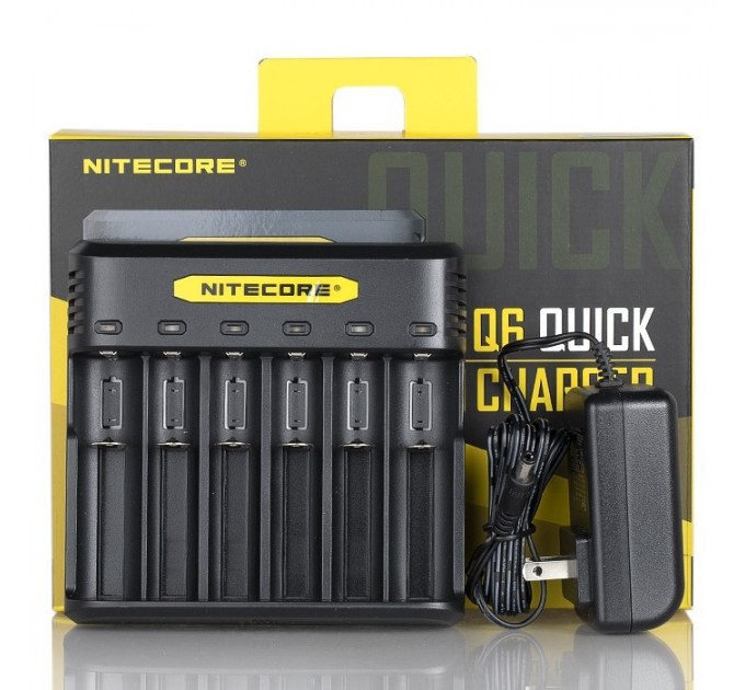 Зарядное устройство Nitecore Q6 Battery Charger Original (18650, 20700, 21700)