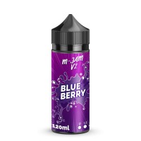 Жидкость для электронных сигарет M-Jam V2 Blueberry 1.5 мг 120 мл (Черничный джем)