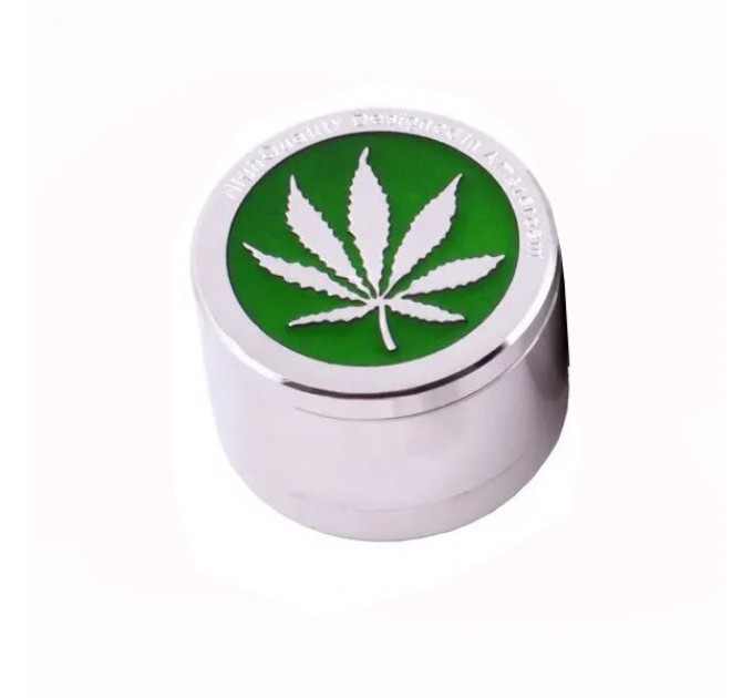 Гриндер для тютюну HL-244 Коноплі (Green)