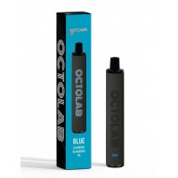 Одноразовая электронная сигарета Octolab Pod 950mAh 5.5ml 1600 затяжек Kit 50 мг Blue - Голубика Черника Лёд