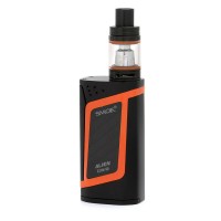 Електронна сигарета Smok Alien TC 220W Kit (Чорно/Оранжевий)