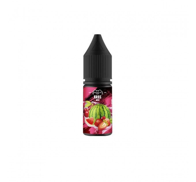 Рідина для POD систем Flavorlab XROS Salt Watermelon Strawberry Cherry 10 мл 65 мг (Кавун Полуниця Вишня)