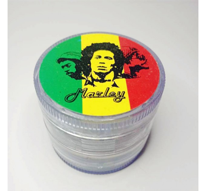 Гриндер для табака HL-176 Bob Marley (White)