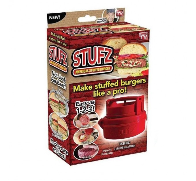 Пресс форма для котлет и бургеров Stufz Burger (Red)