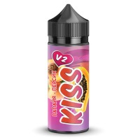 Жидкость для электронных сигарет KISS V2 0 мг 100 мл (Папая - персик)