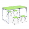 Стіл валіза розкладний зі стільцями Folding Table 13310 (Green)