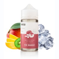 Рідина для електронних сигарет WES Ice Mango 0 мг 100 мл (Манго та ківі з льодом)