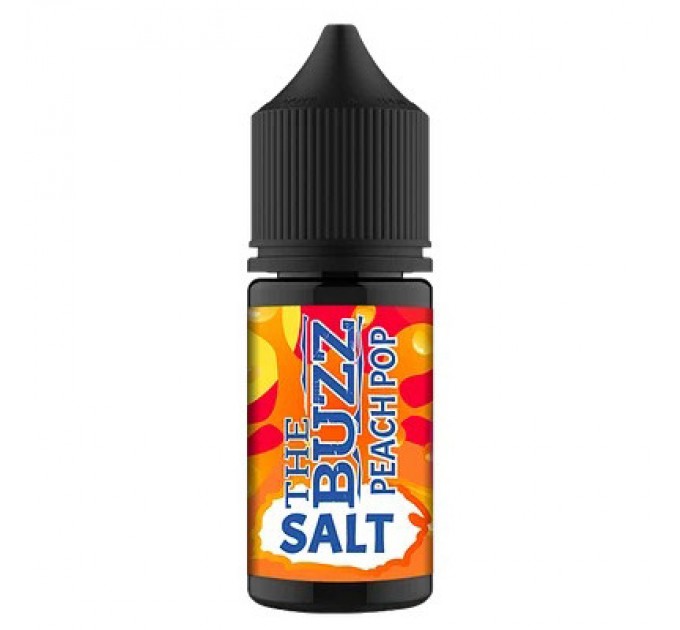 Жидкость для POD систем The Buzz Salt Peach Pop 25 мг 30 мл (Персик)