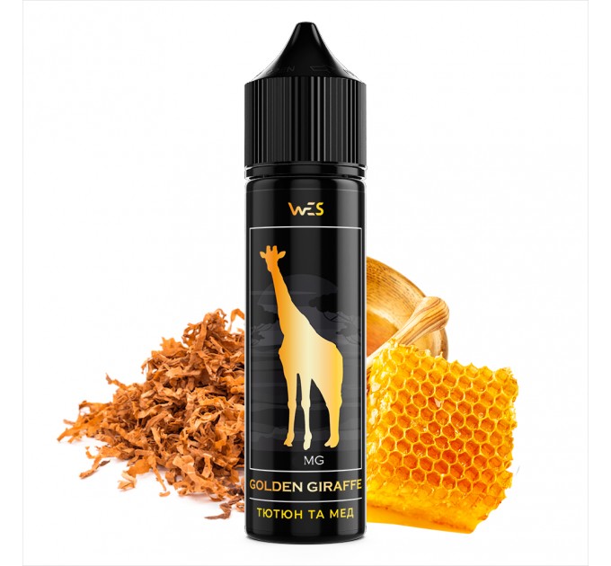 Жидкость для электронных сигарет WES Golden Giraffe™ Мед 3 мг 60 мл